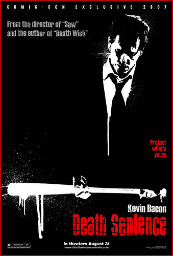 Cartel de Death Sentence para la Comic Con de San Diego